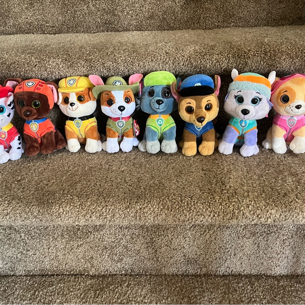 Ty Paw patrol Stuffed Animals Set